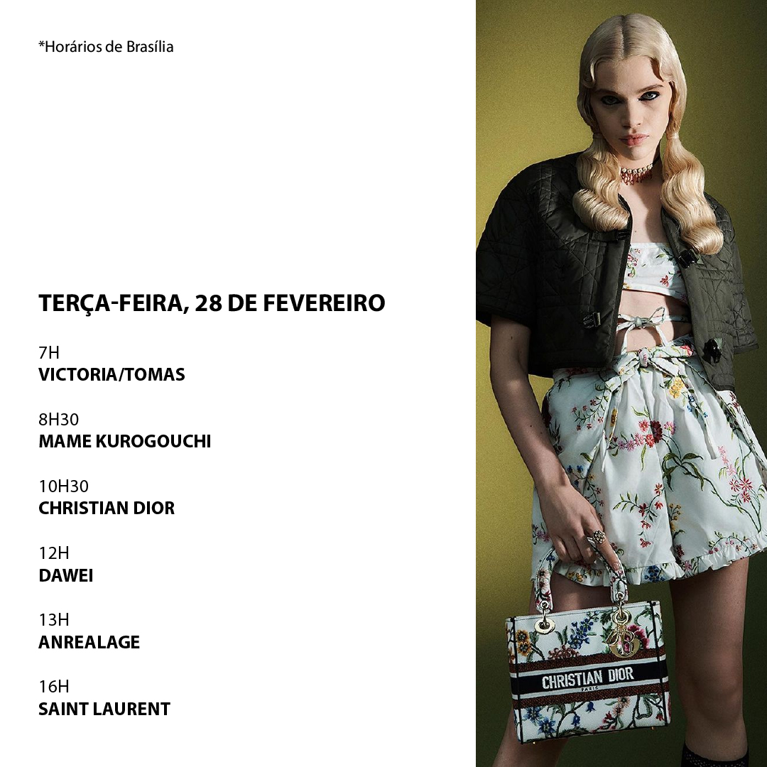 Paris Fashion Week confira o calendário de desfiles WePick